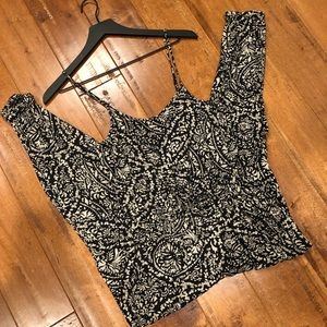 American Eagle Romper Navy/Cream